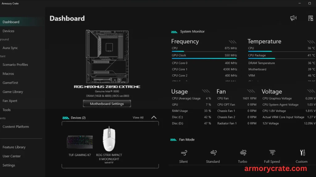Armoury Crate 4 download armoury crate