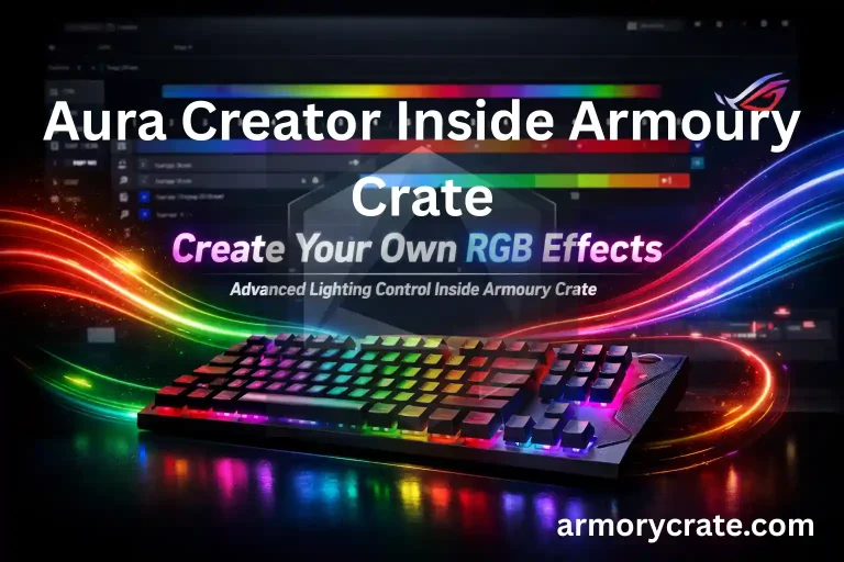Aura Creator Inside Armoury Crate